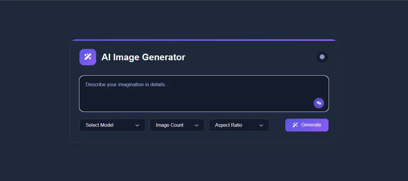 AI Image Generator Project
