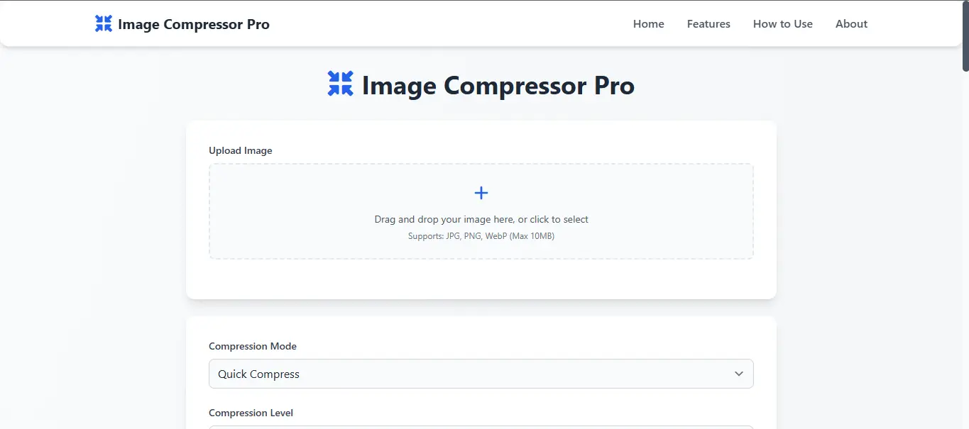 Image Compressor Pro Project